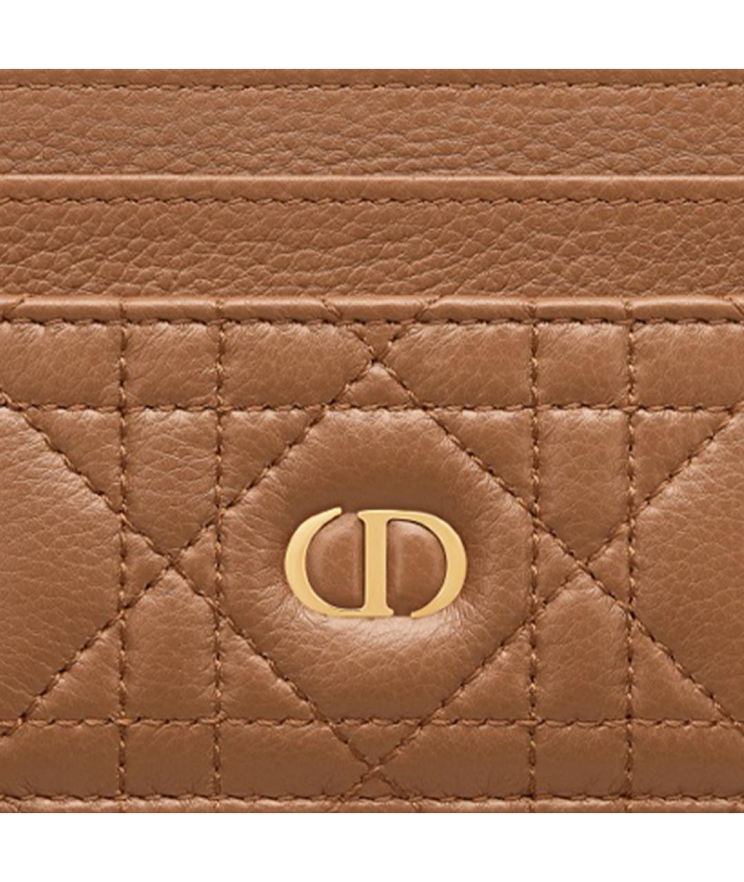 CHRISTIAN DIOR Коричневый кардхолдер, фото 3
