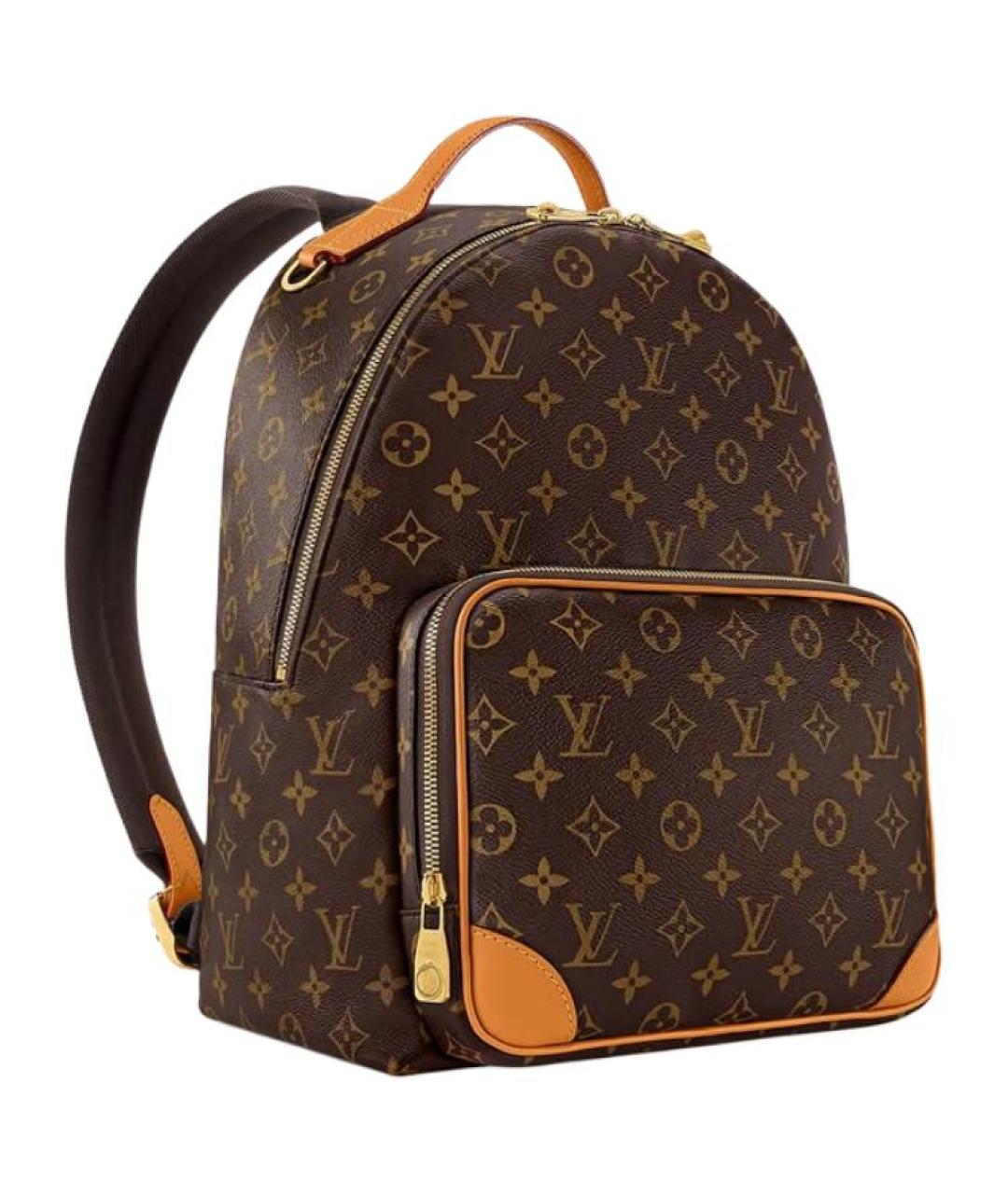 LOUIS VUITTON Коричневый рюкзак, фото 2