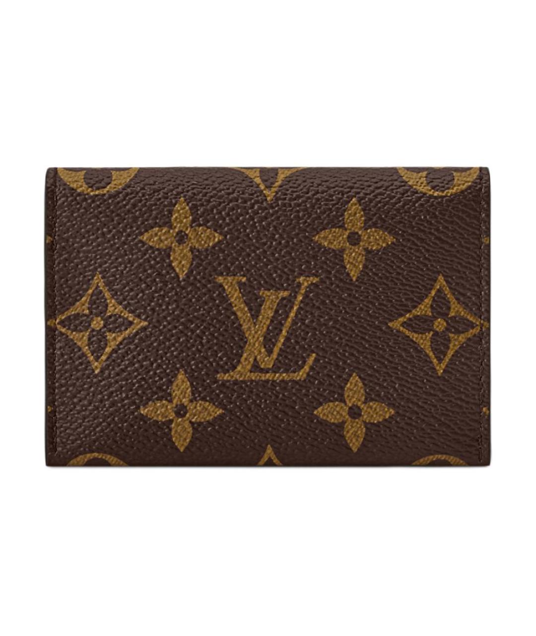 LOUIS VUITTON Коричневый кардхолдер, фото 1