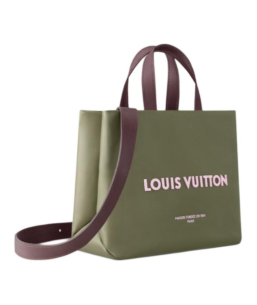 LOUIS VUITTON Хаки сумка тоут, фото 2