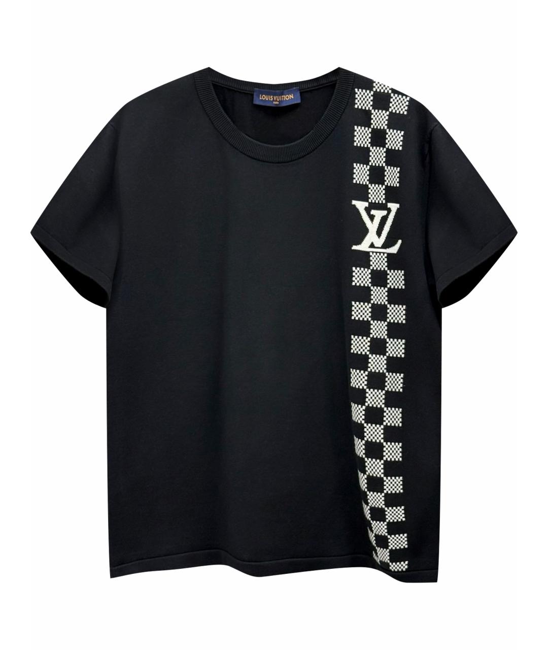 LOUIS VUITTON Черный хлопковый джемпер / свитер, фото 1
