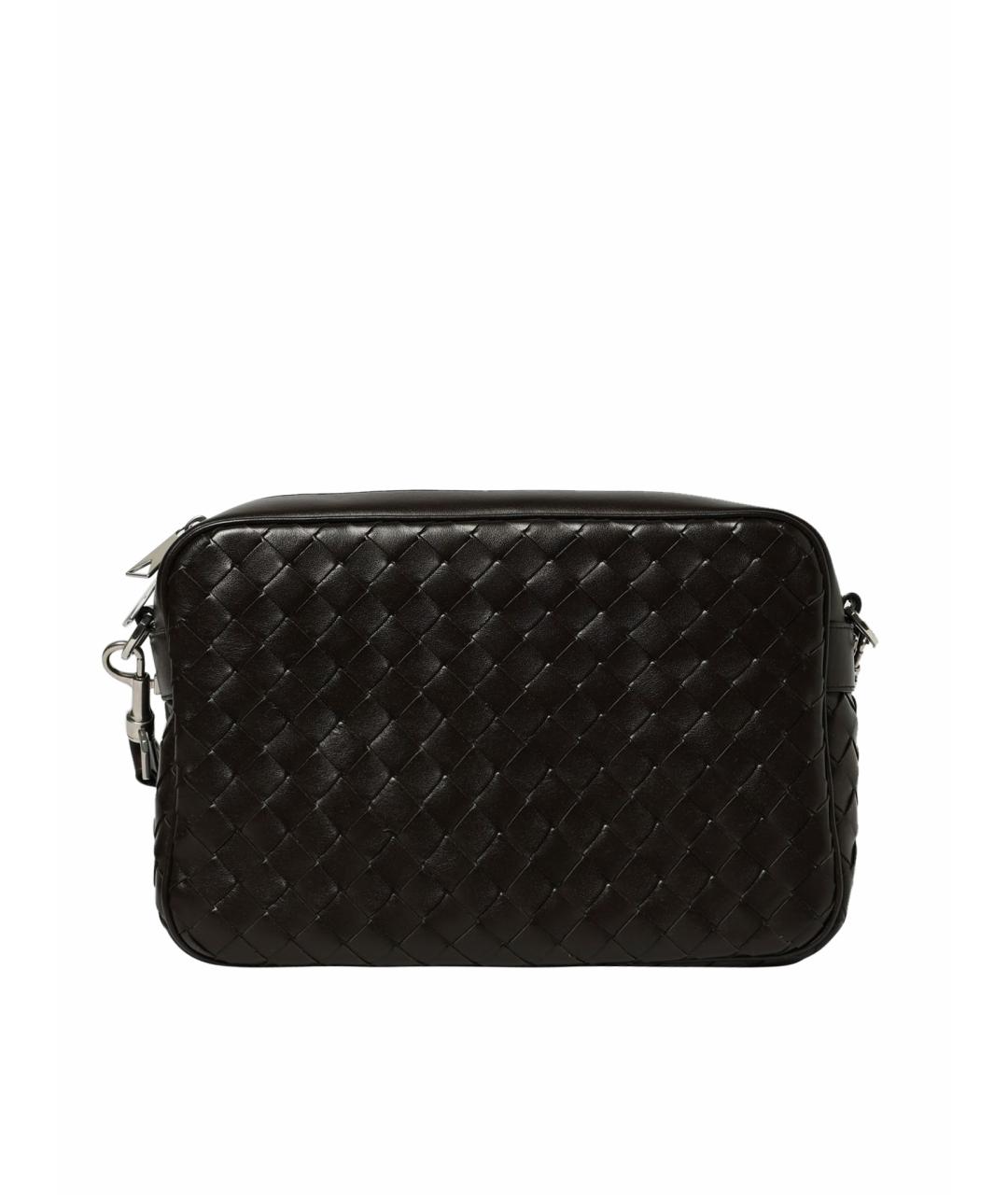 BOTTEGA VENETA Коричневая кожаная сумка на плечо, фото 1