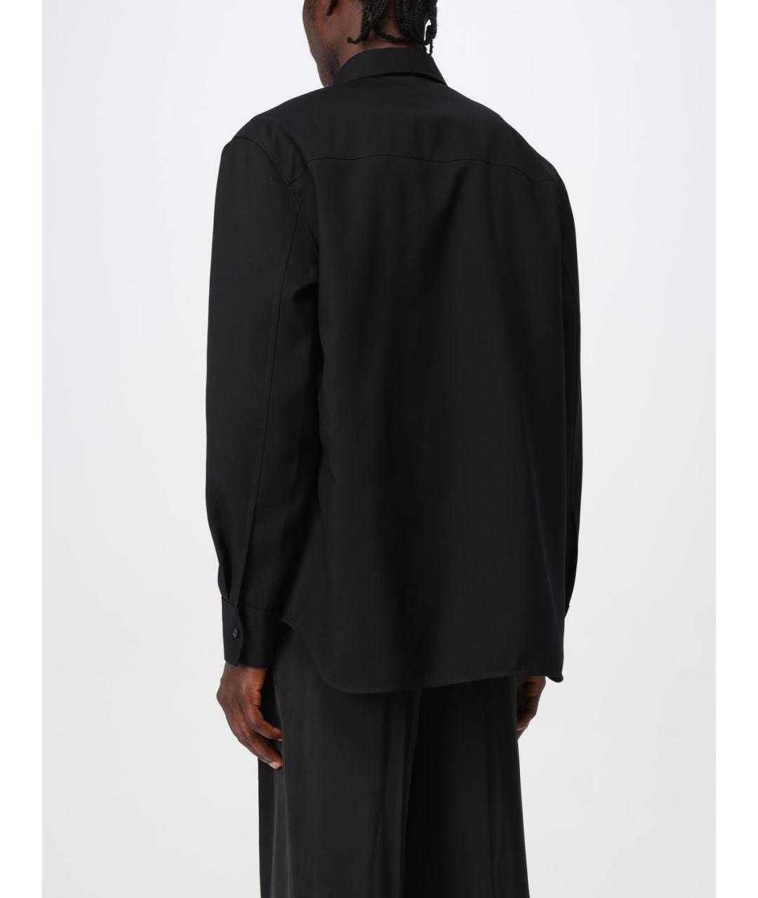 JIL SANDER Черная кэжуал рубашка, фото 4