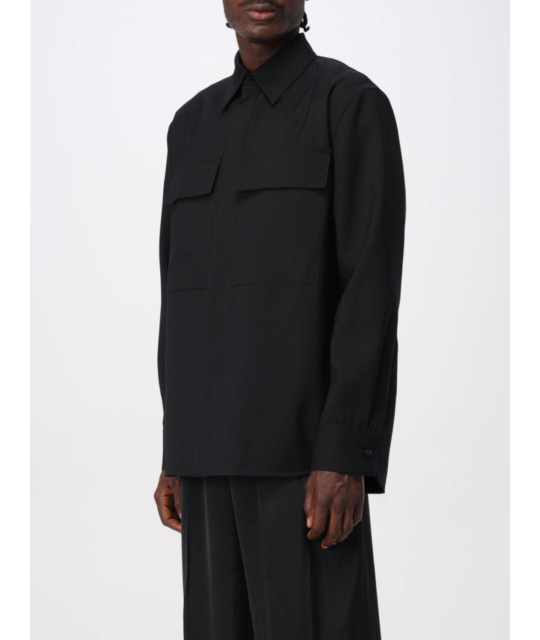 JIL SANDER Черная кэжуал рубашка, фото 5