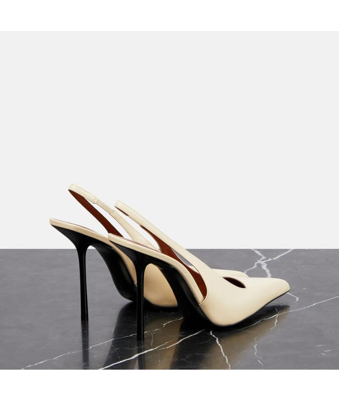 SAINT LAURENT Бежевые туфли, фото 4