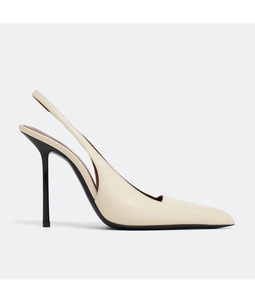 SAINT LAURENT Бежевые туфли, фото 6