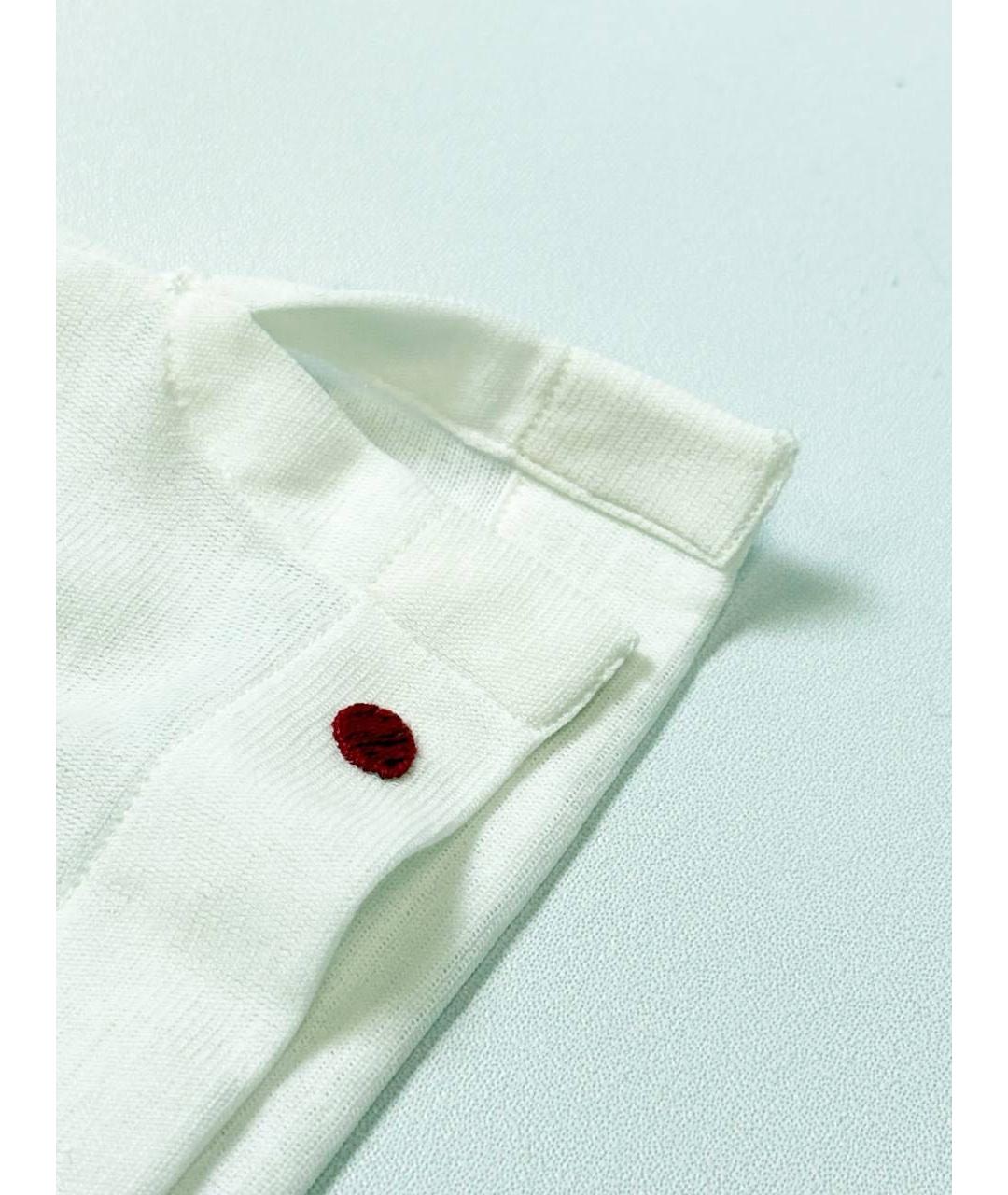 KITON Белая хлопковая футболка, фото 3