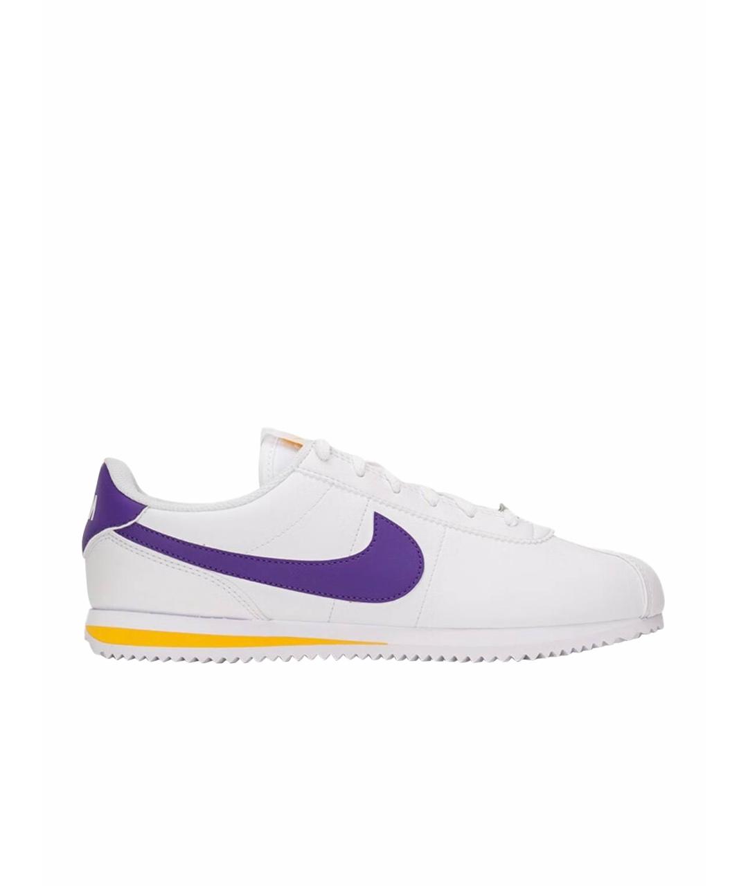 NIKE Белые кожаные кроссовки, фото 1
