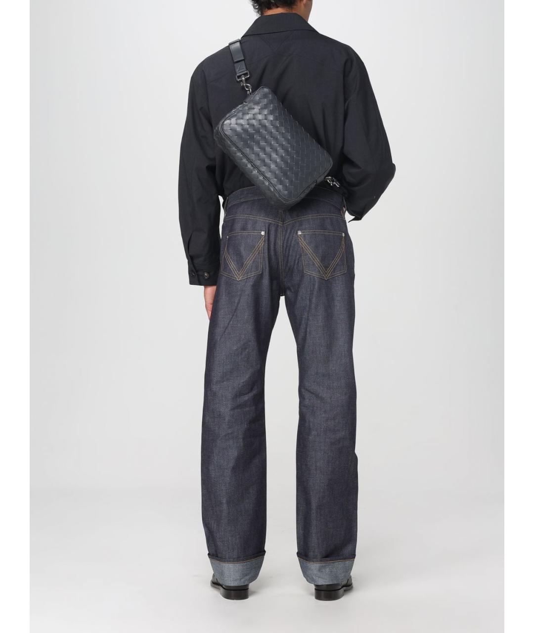 BOTTEGA VENETA Серые повседневные брюки, фото 3