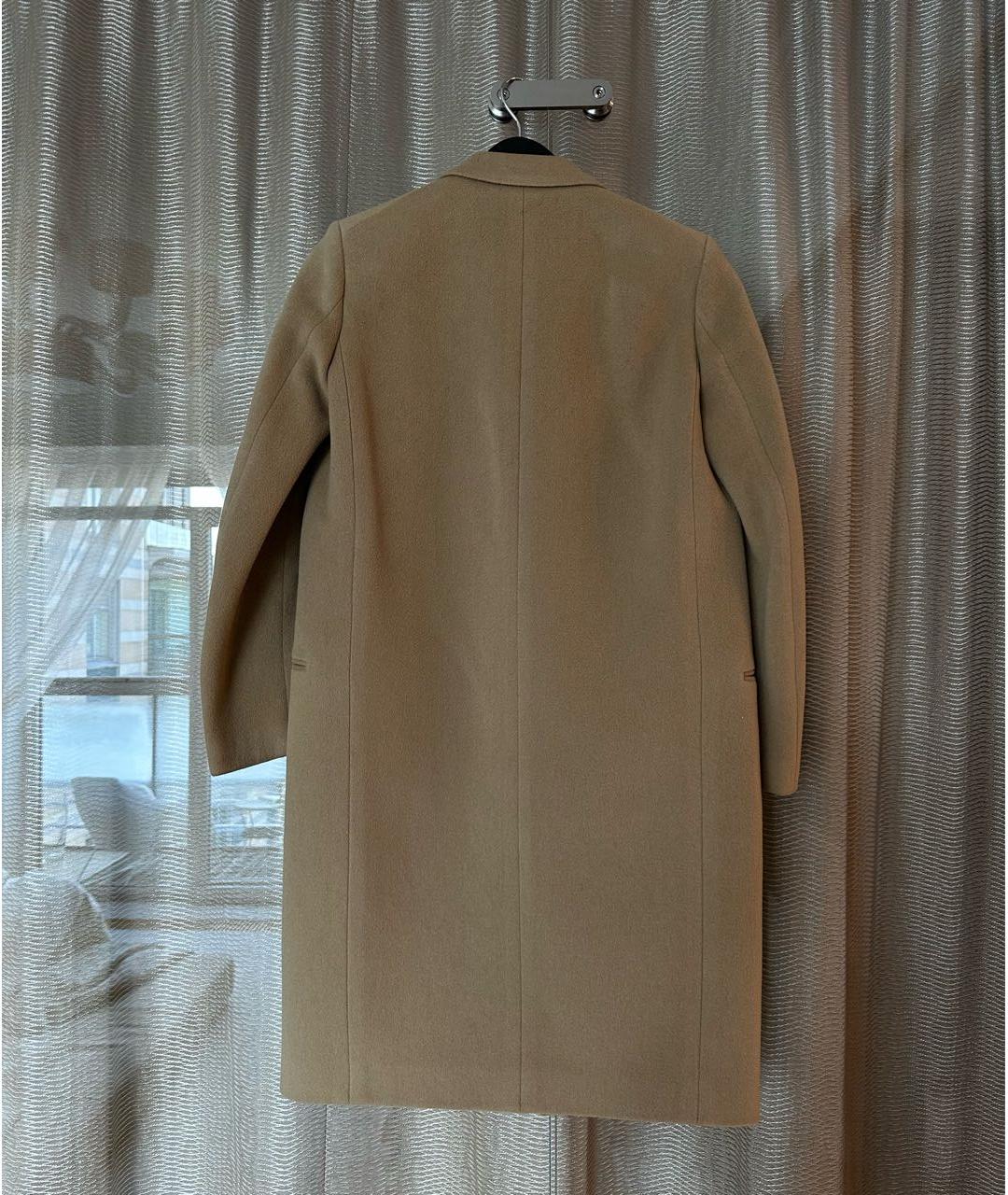 CELINE Бежевое шерстяное пальто, фото 2