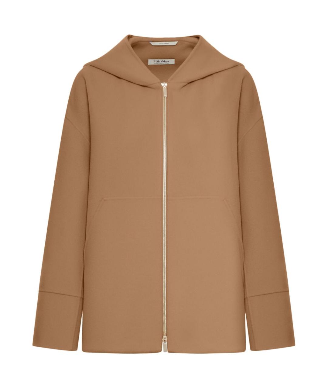 'S MAX MARA Бежевая шерстяная куртка, фото 1