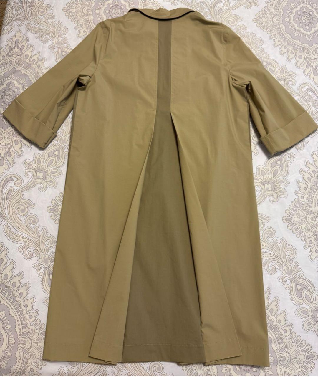 ESCADA Золотое хлопко-эластановое повседневное платье, фото 7