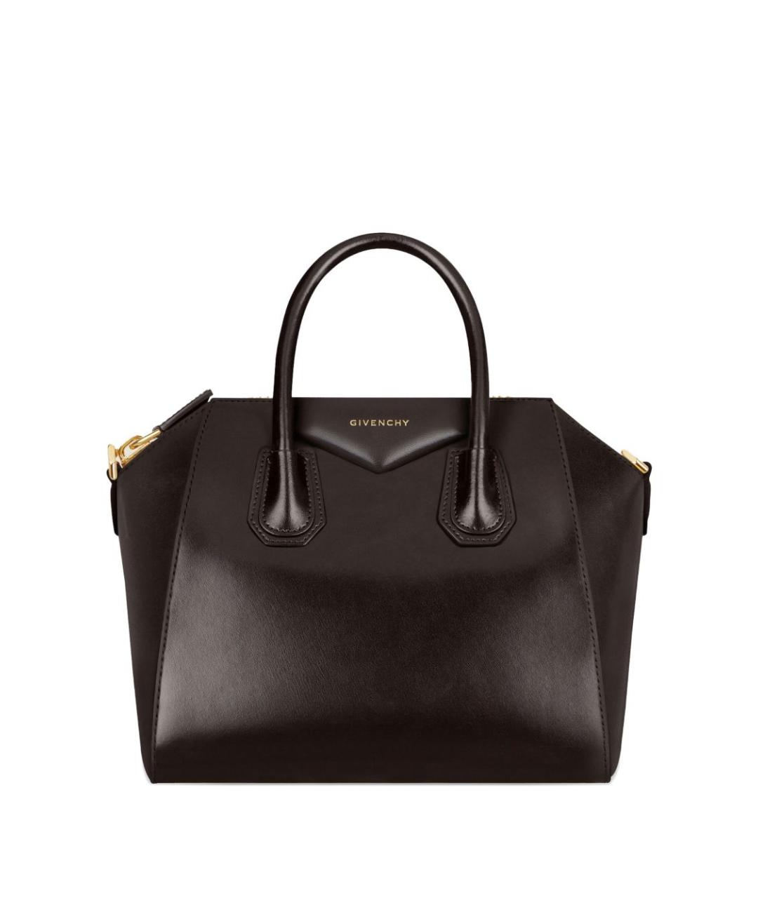 GIVENCHY Коричневая кожаная сумка тоут, фото 1