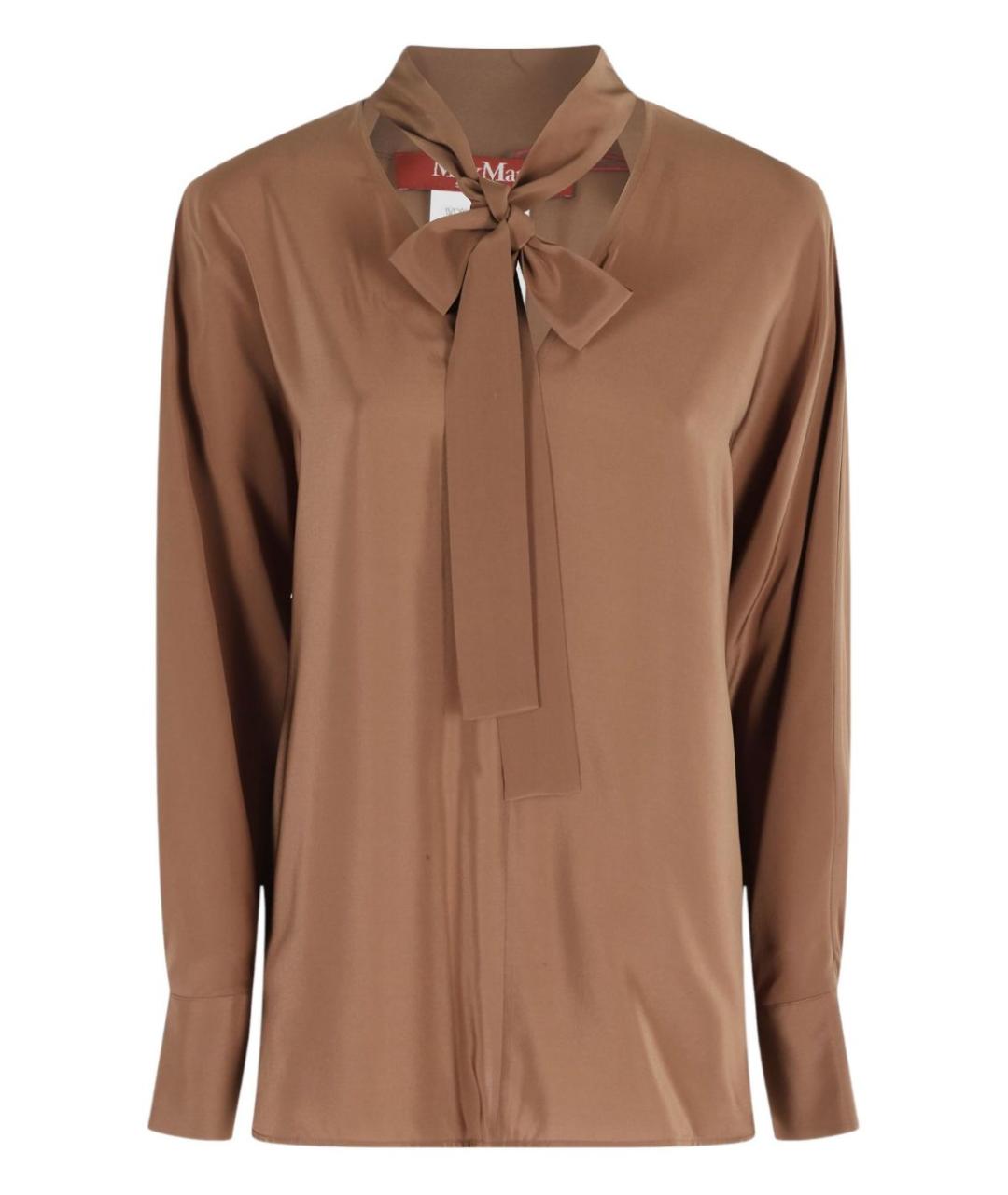 MAX MARA Коричневая рубашка, фото 1