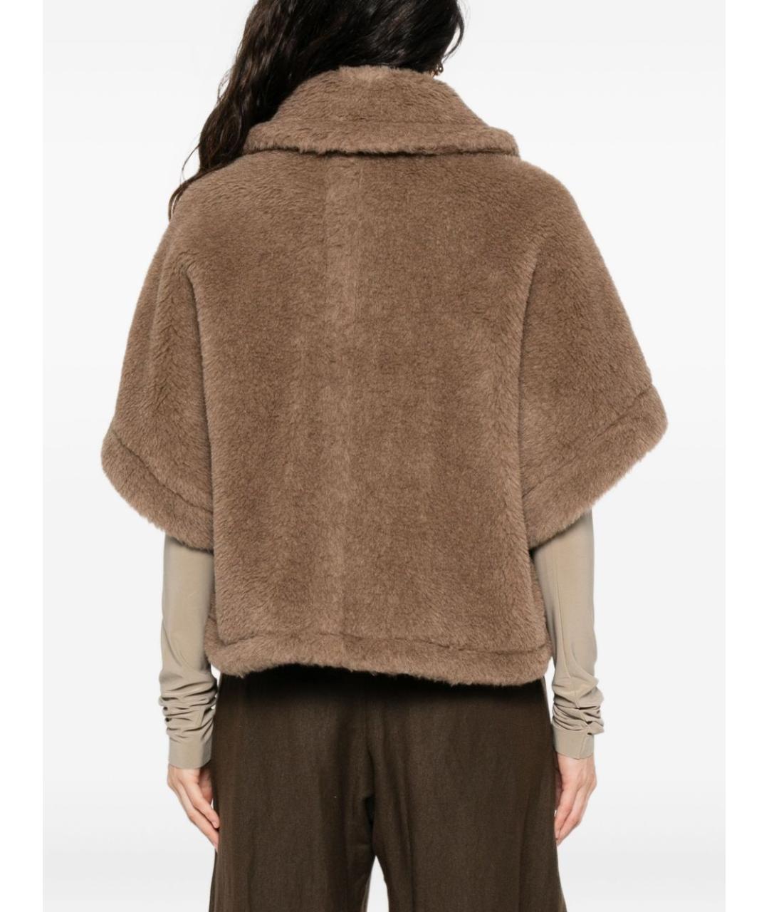 MAX MARA Коричневая шерстяная куртка, фото 3