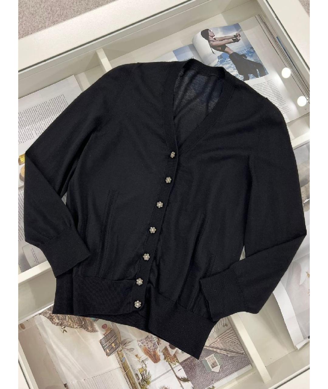 DOLCE&GABBANA Черный кашемировый кардиган, фото 8