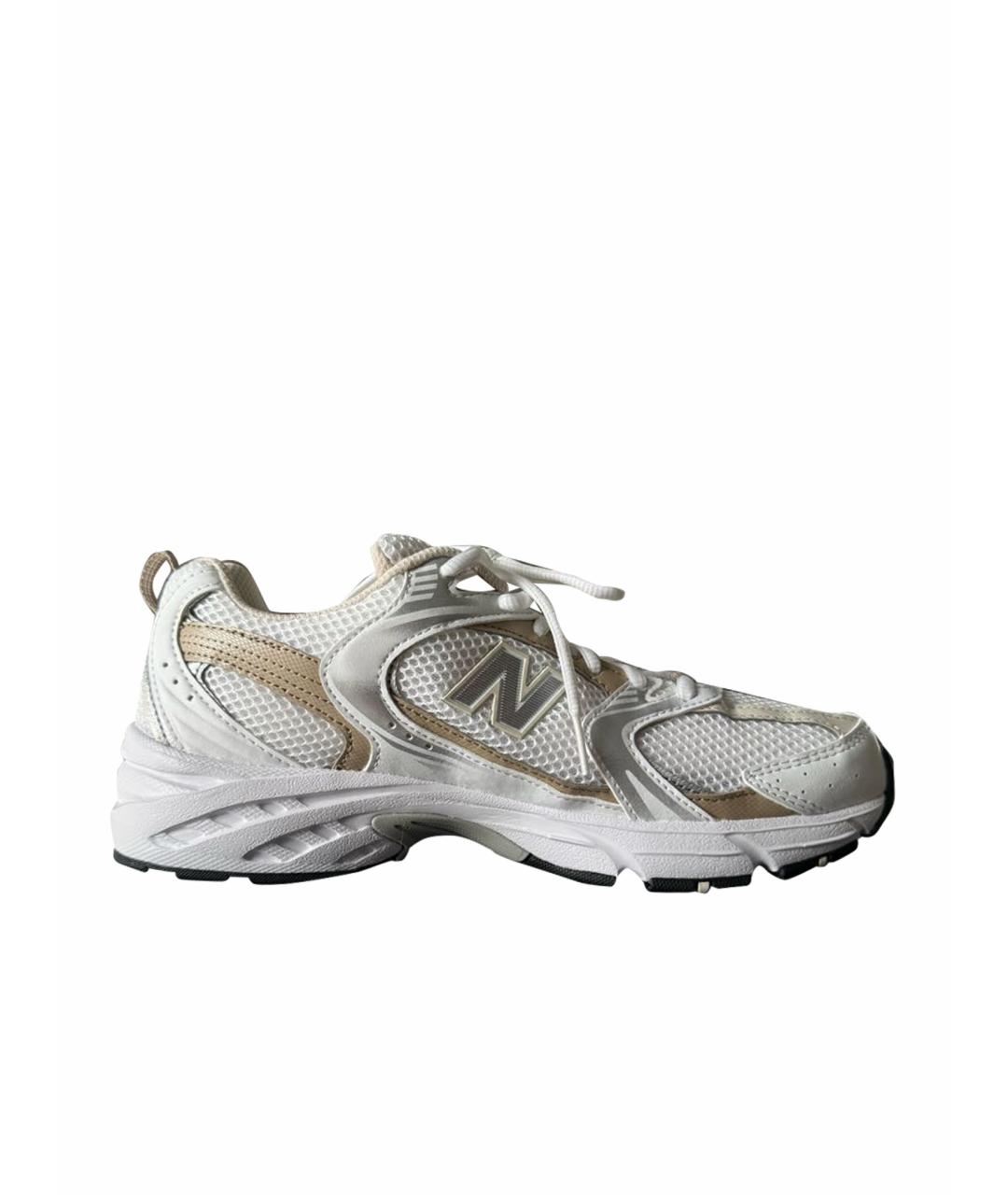 NEW BALANCE Бежевые текстильные кроссовки, фото 1