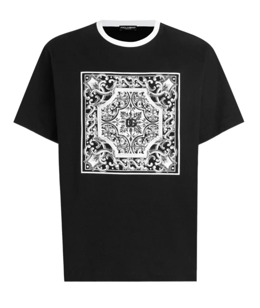 DOLCE&GABBANA Черная футболка, фото 1