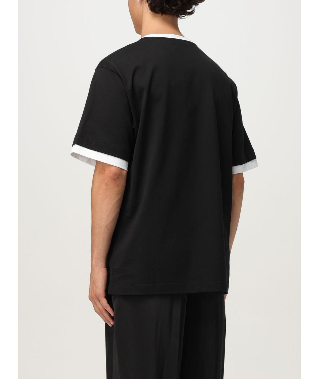 DOLCE&GABBANA Черная футболка, фото 4