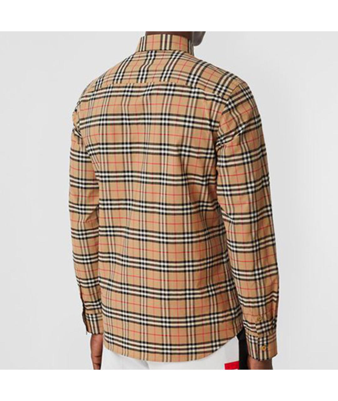 BURBERRY Бежевая футболка, фото 6