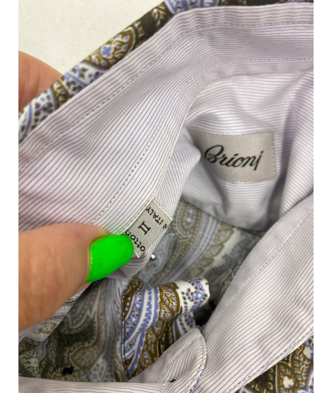 BRIONI Хлопковая кэжуал рубашка, фото 4
