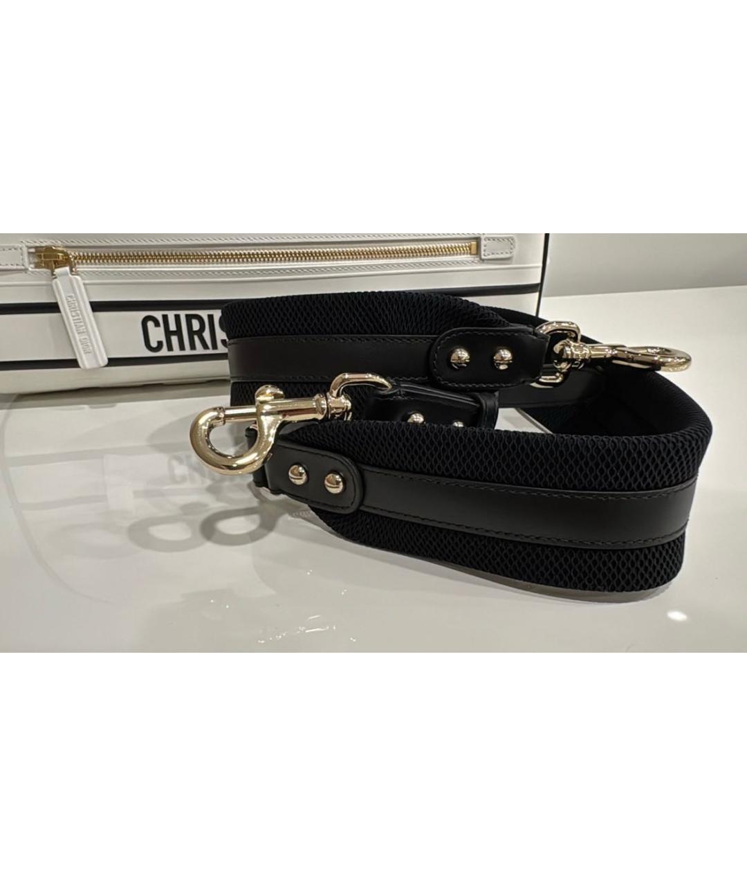 CHRISTIAN DIOR Белая кожаная сумка с короткими ручками, фото 5