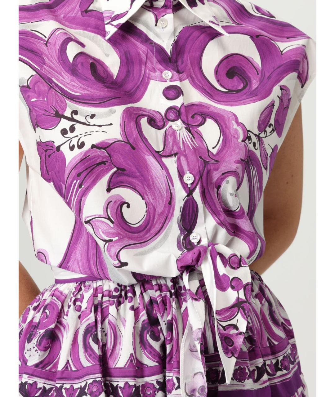 DOLCE&GABBANA Фиолетовая блузы, фото 6