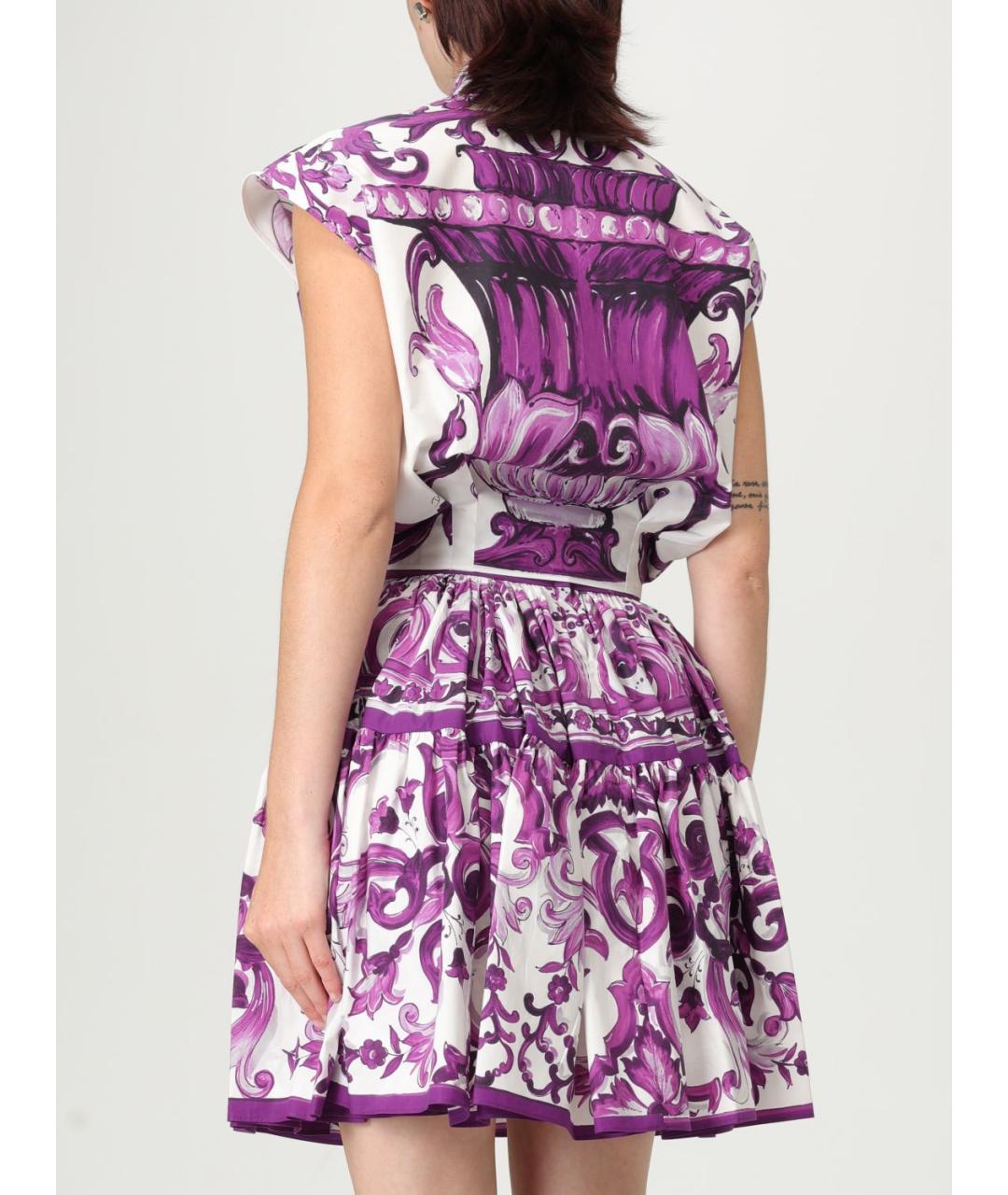 DOLCE&GABBANA Фиолетовая блузы, фото 4