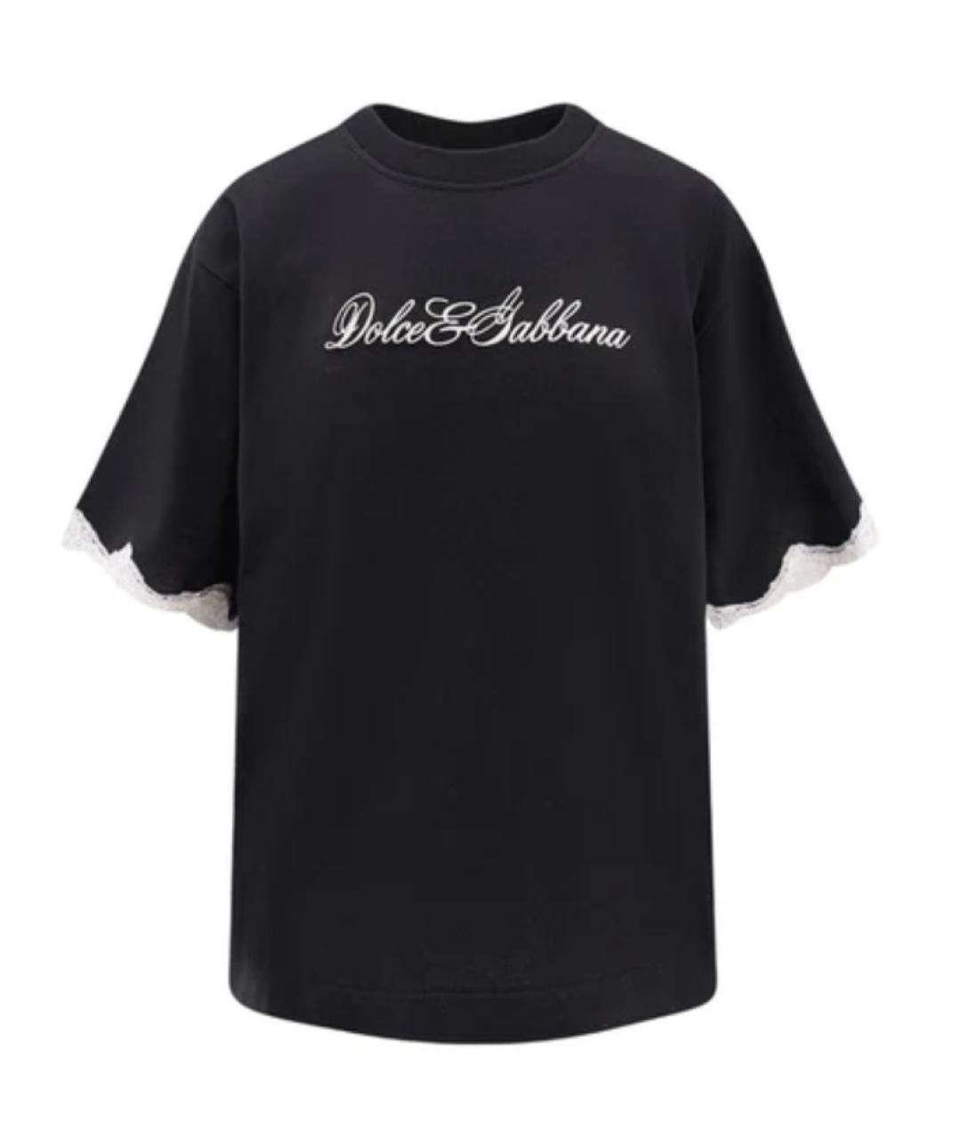 DOLCE&GABBANA Черная футболка, фото 1