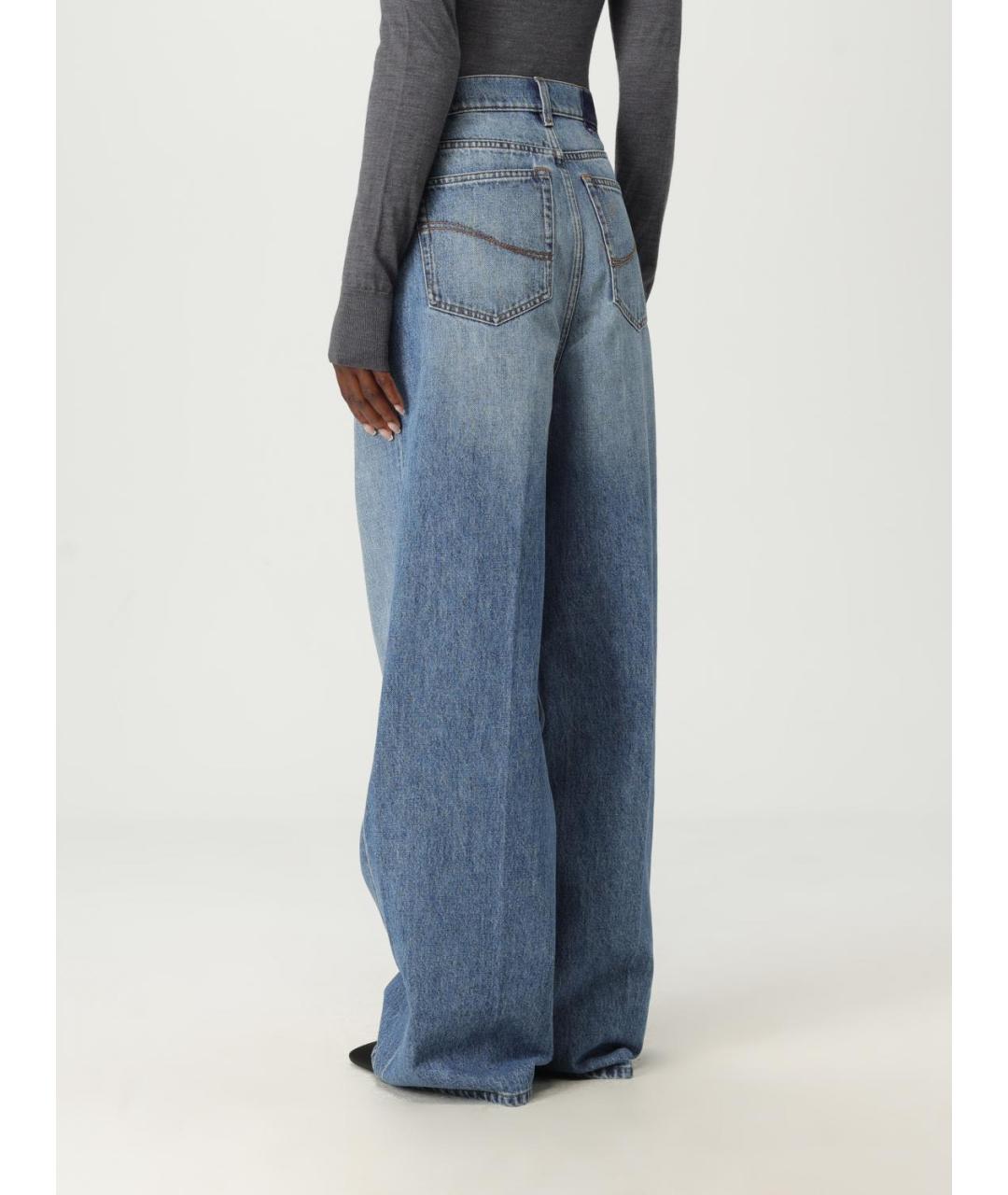 STELLA MCCARTNEY Синие прямые джинсы, фото 4