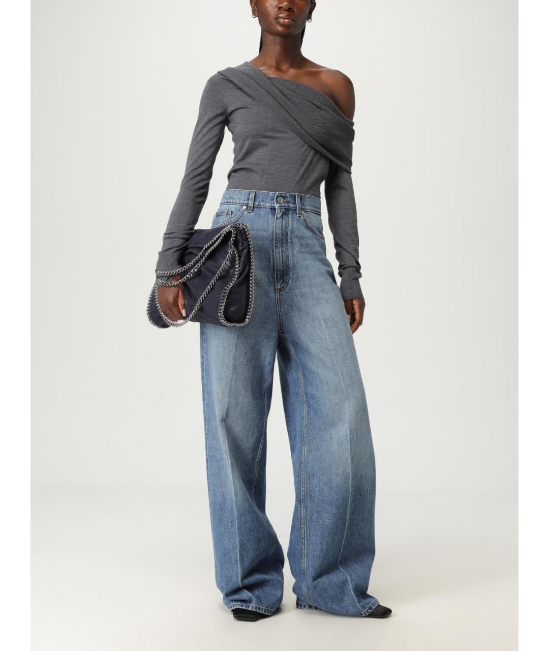STELLA MCCARTNEY Синие прямые джинсы, фото 3