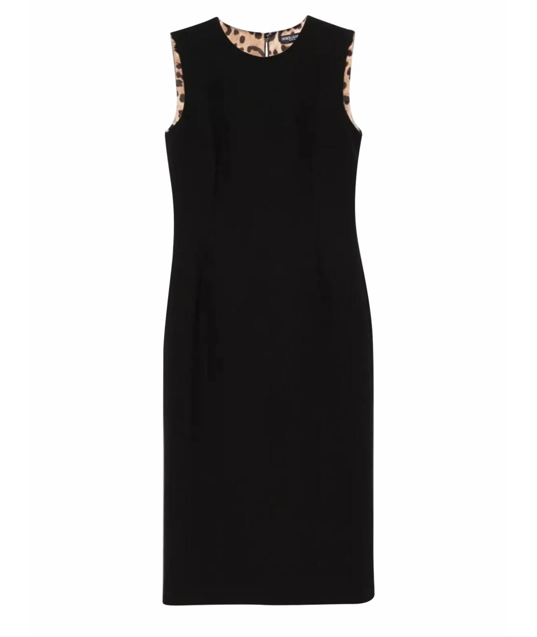 DOLCE&GABBANA Черное повседневное платье, фото 1