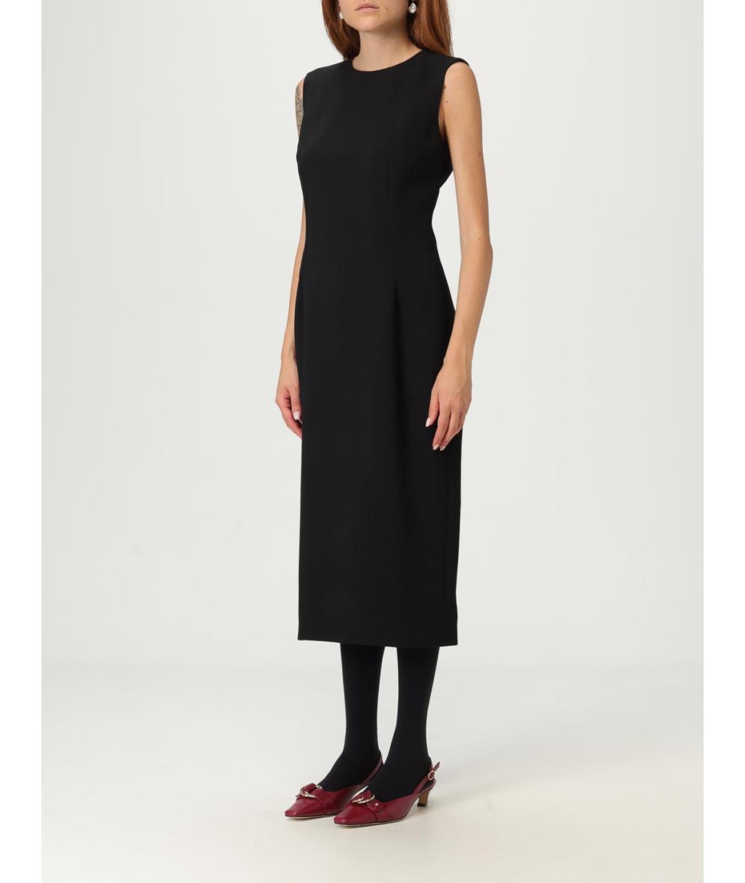 DOLCE&GABBANA Черное повседневное платье, фото 4