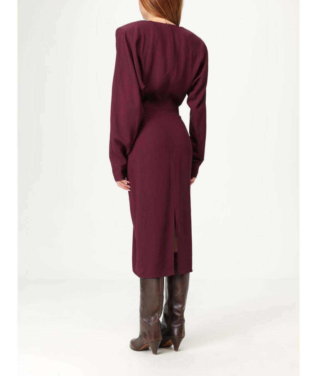 STELLA MCCARTNEY Бордовое платье, фото 3