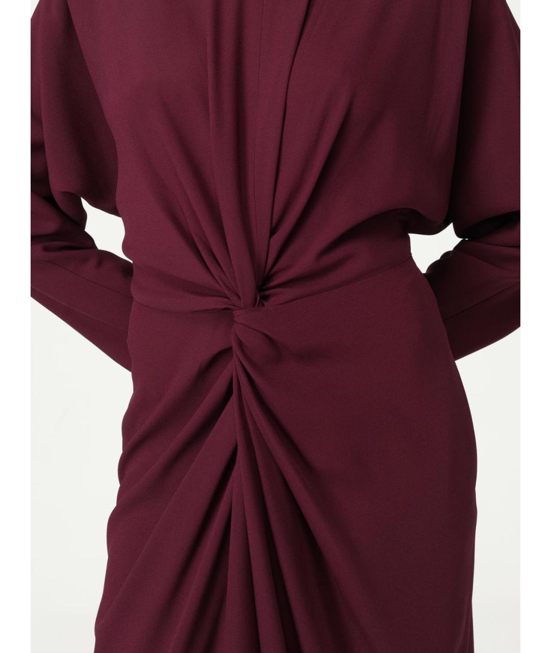 STELLA MCCARTNEY Бордовое платье, фото 5