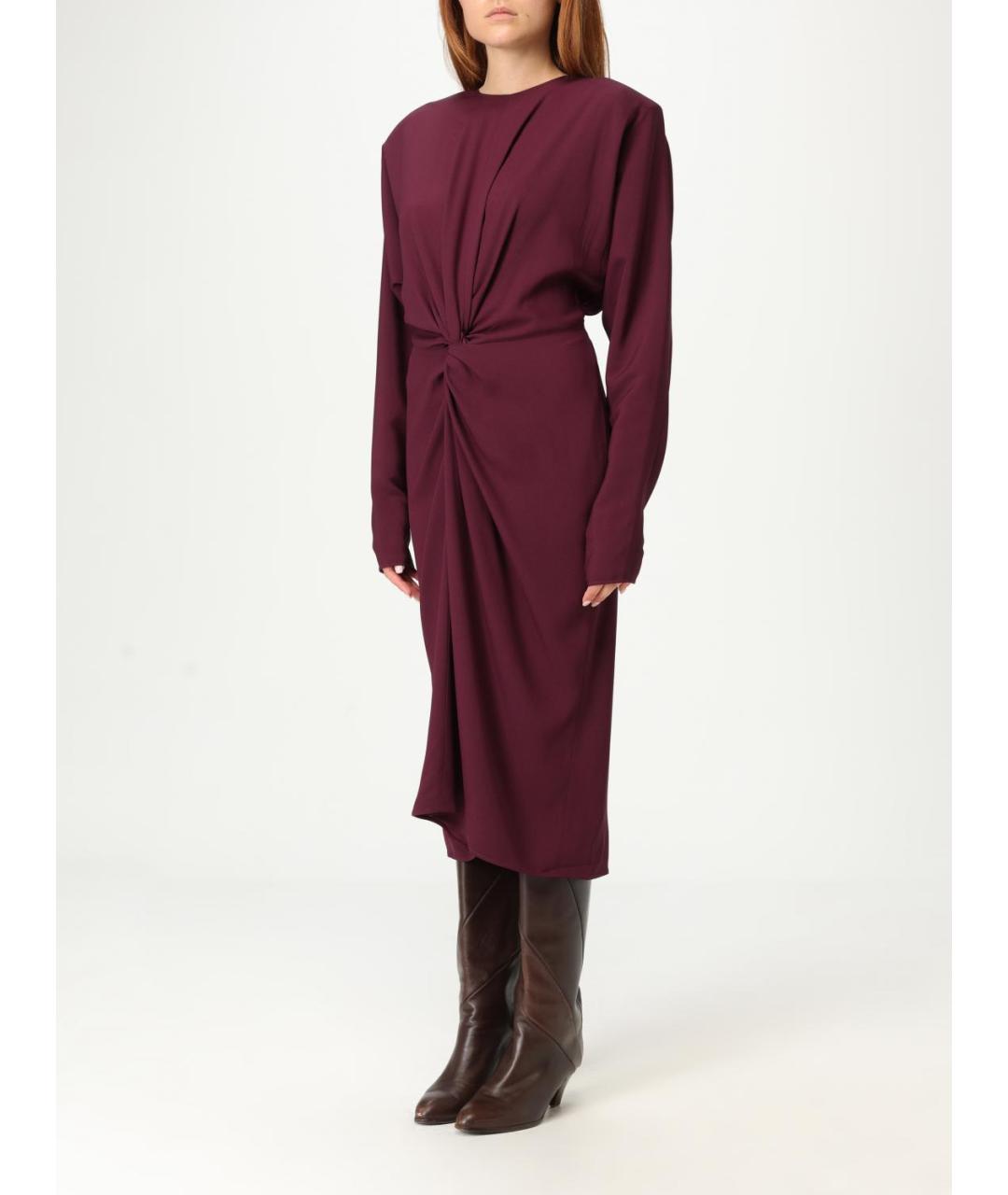 STELLA MCCARTNEY Бордовое платье, фото 4