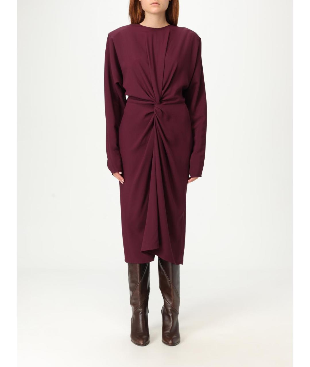 STELLA MCCARTNEY Бордовое платье, фото 2