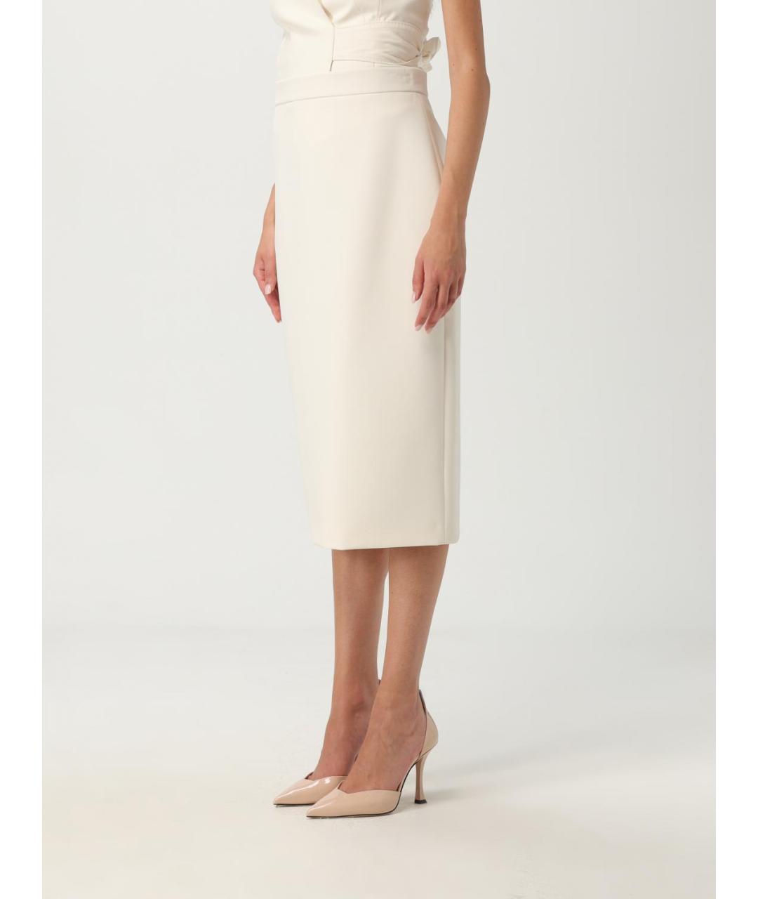 MAX MARA Бежевая юбка миди, фото 5