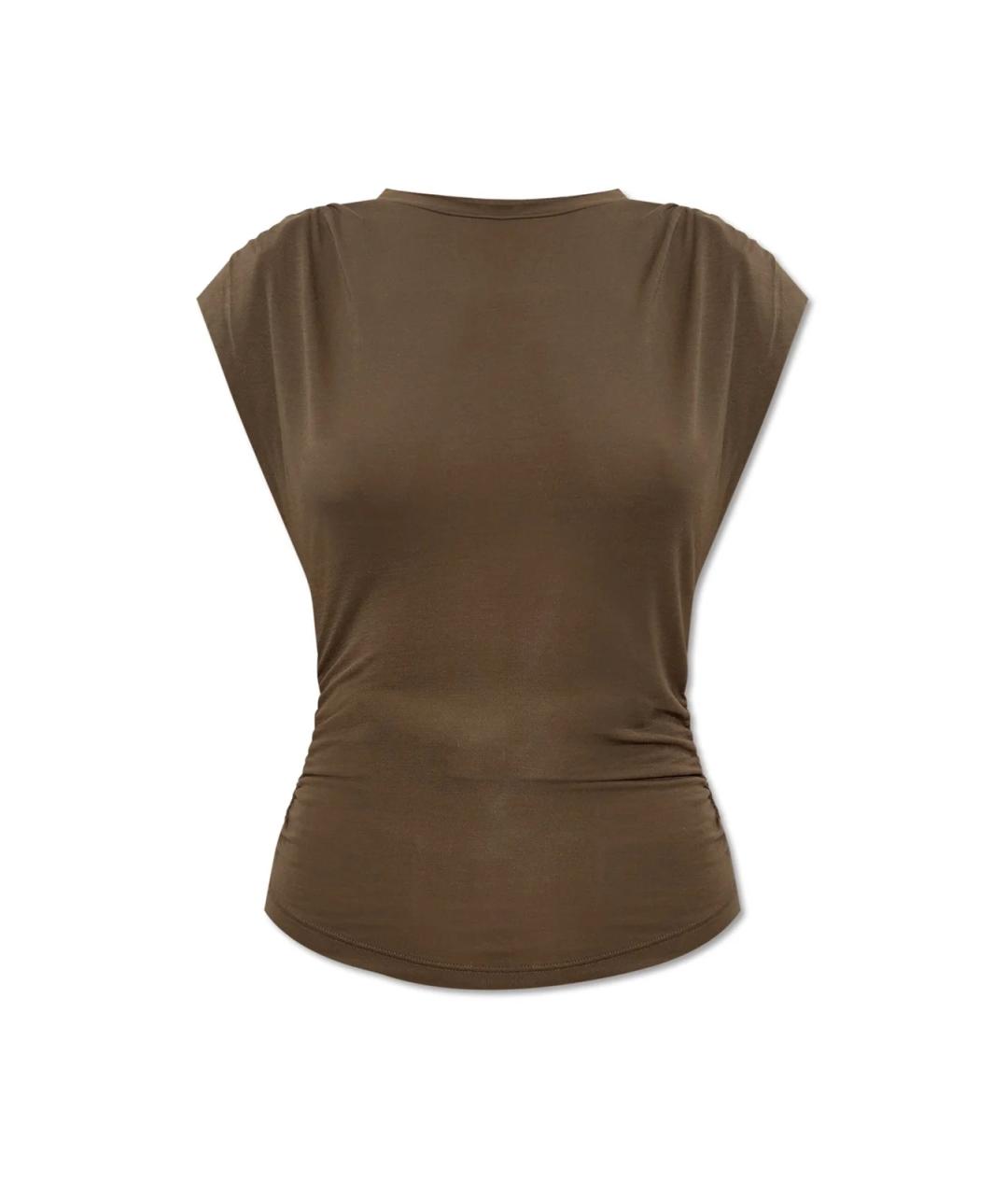 ISABEL MARANT Хаки футболка, фото 1
