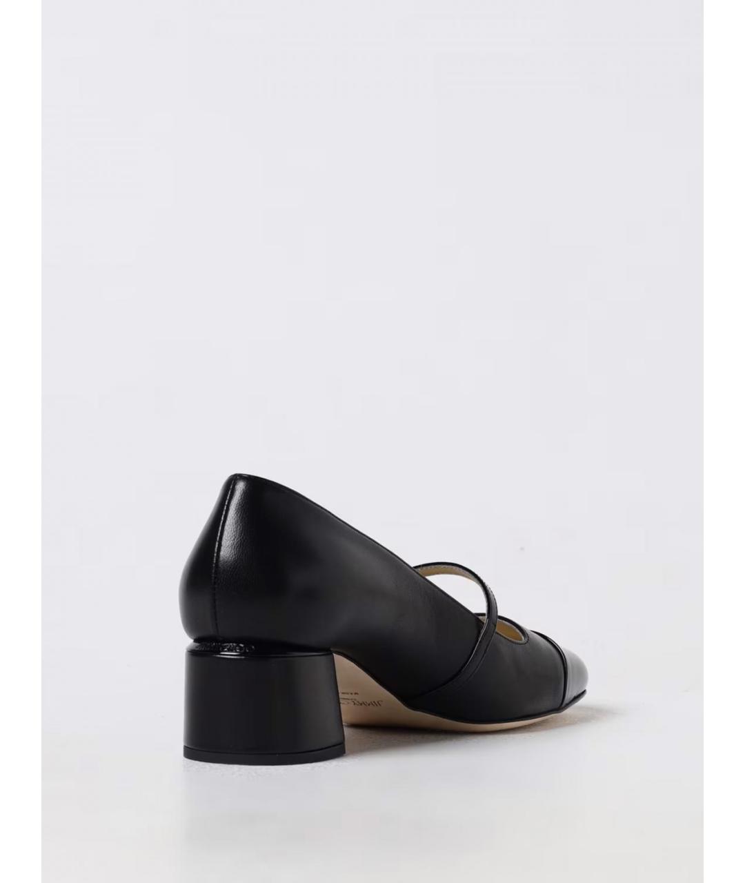 JIMMY CHOO Черные кожаные туфли, фото 3