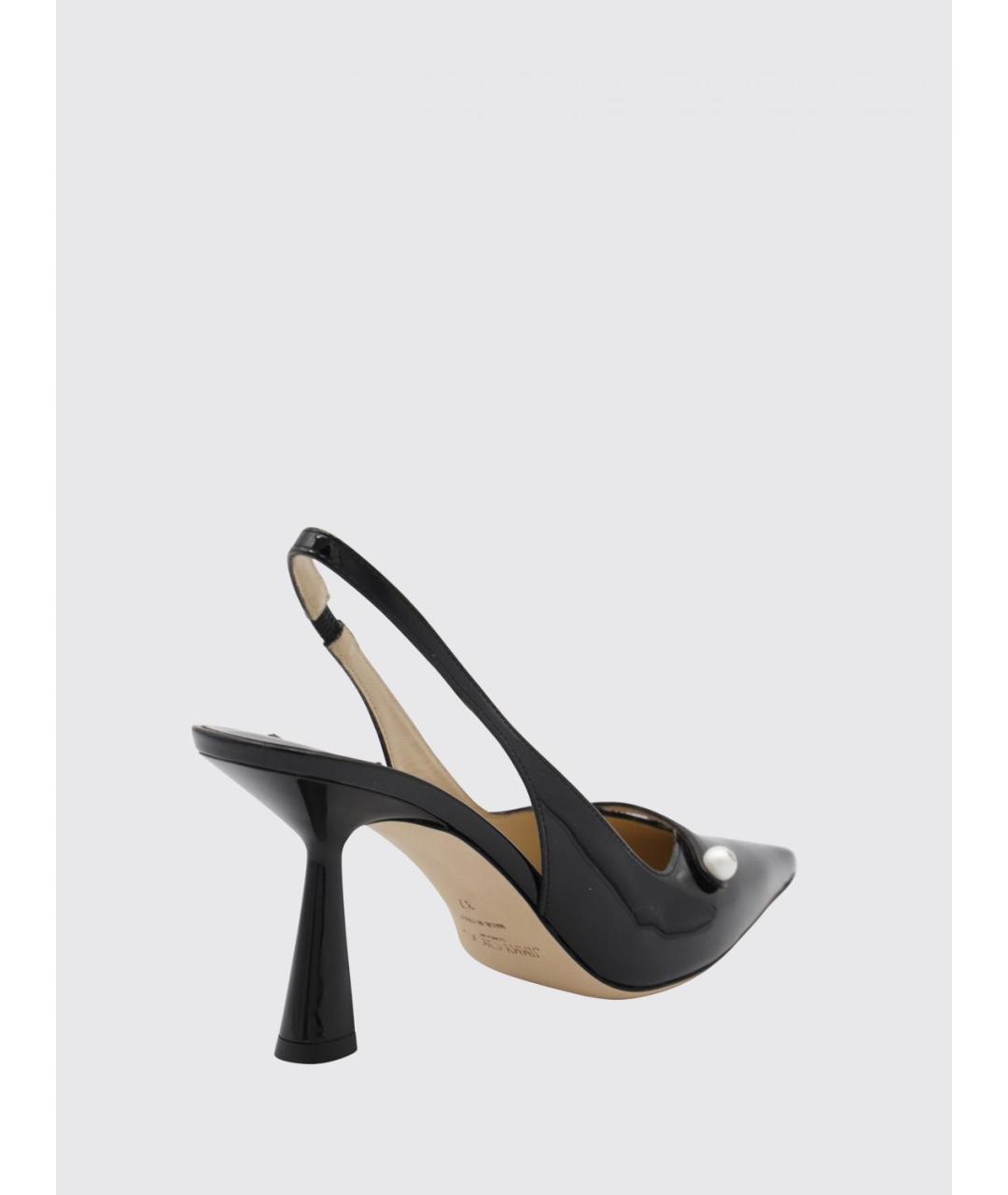 JIMMY CHOO Черные кожаные туфли, фото 3
