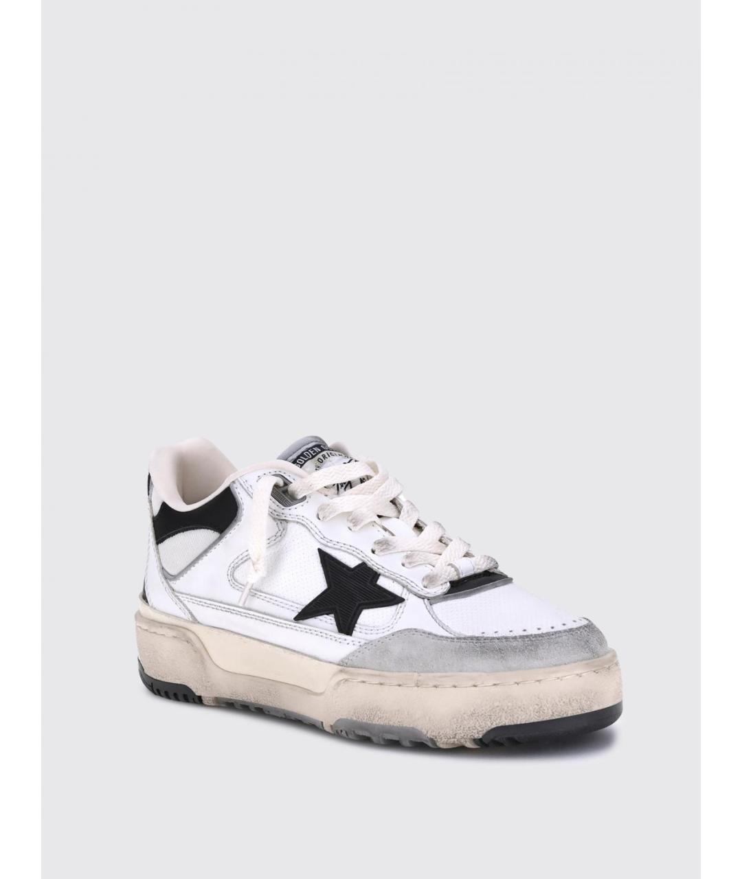 GOLDEN GOOSE DELUXE BRAND Белые кожаные кеды, фото 2