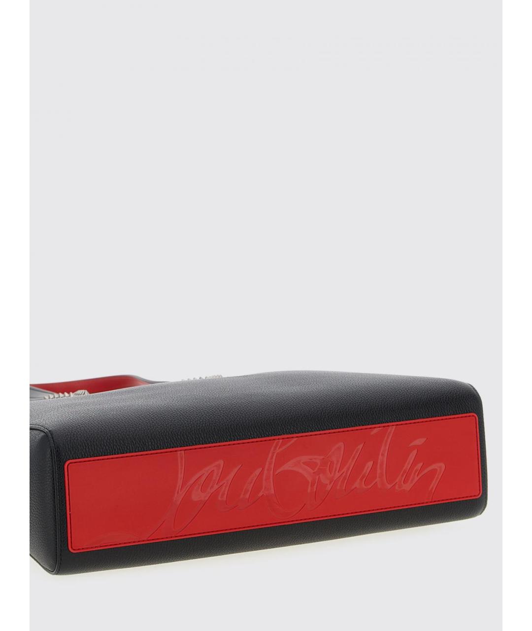 CHRISTIAN LOUBOUTIN Черная сумка тоут, фото 3