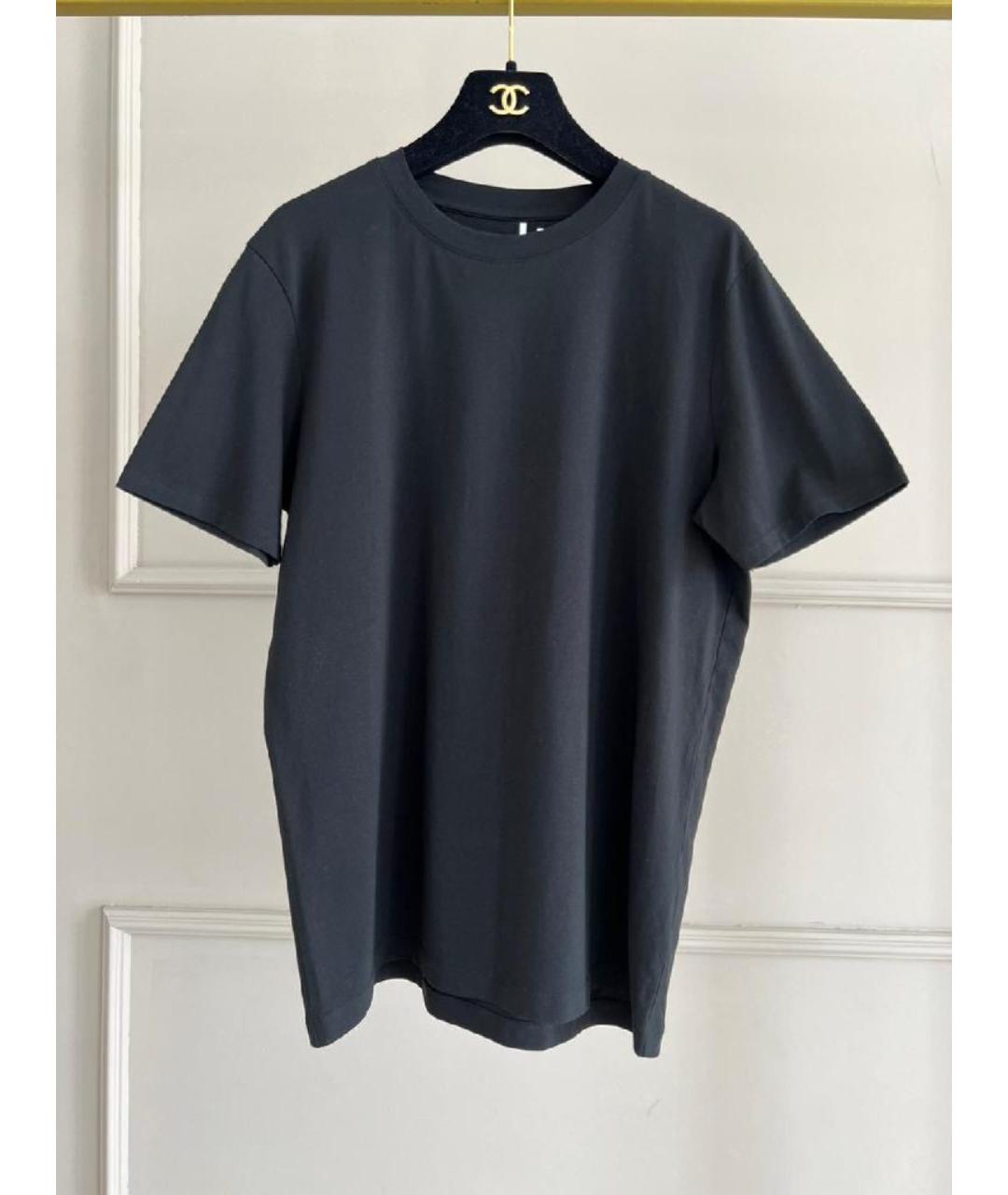ACNE STUDIOS Черная хлопковая футболка, фото 10