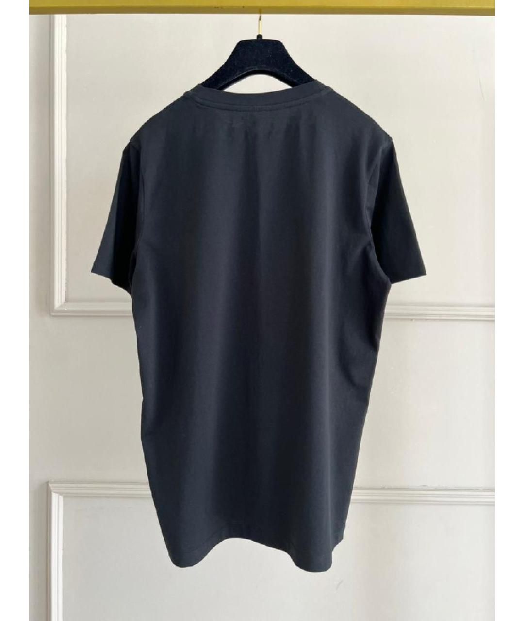 ACNE STUDIOS Черная хлопковая футболка, фото 2