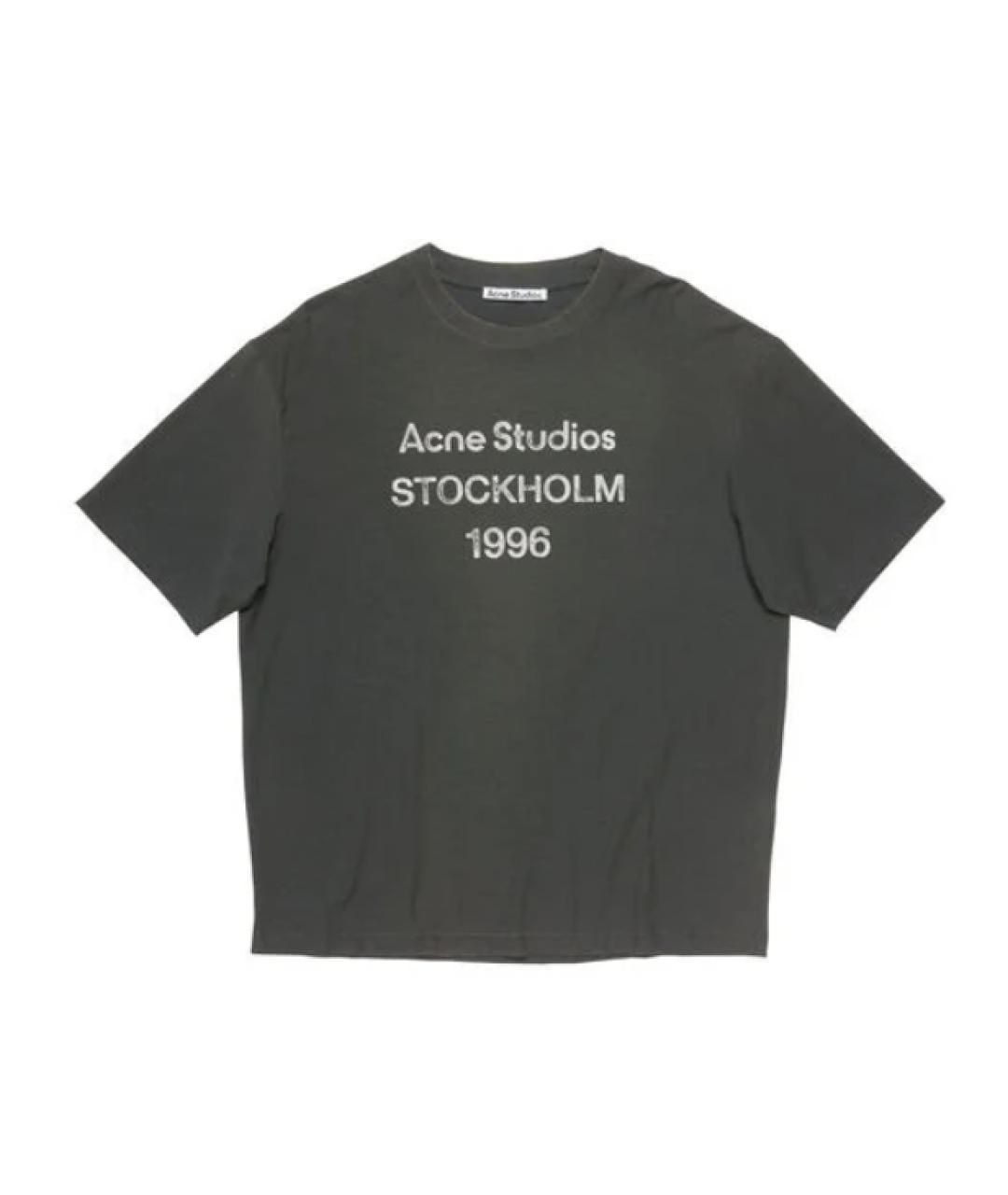 ACNE STUDIOS Черная футболка, фото 1