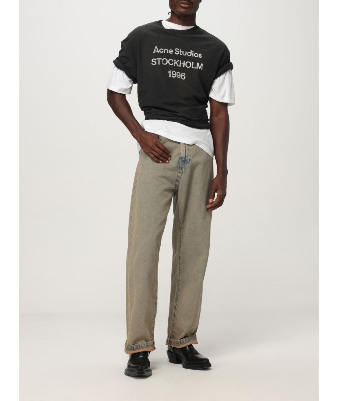 ACNE STUDIOS Черная футболка, фото 3