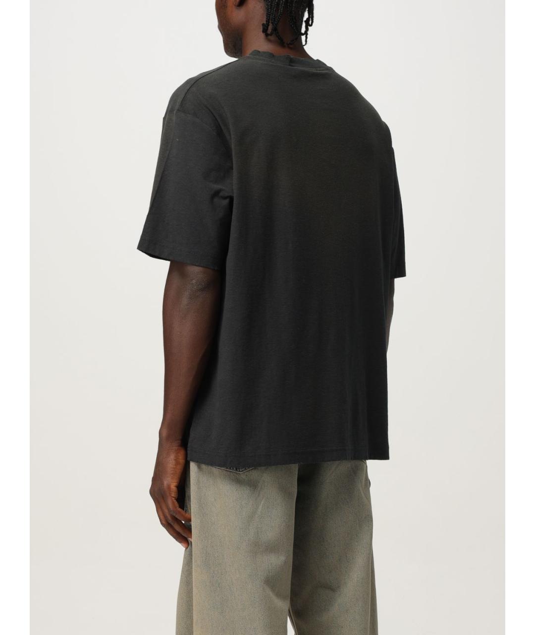 ACNE STUDIOS Черная футболка, фото 4