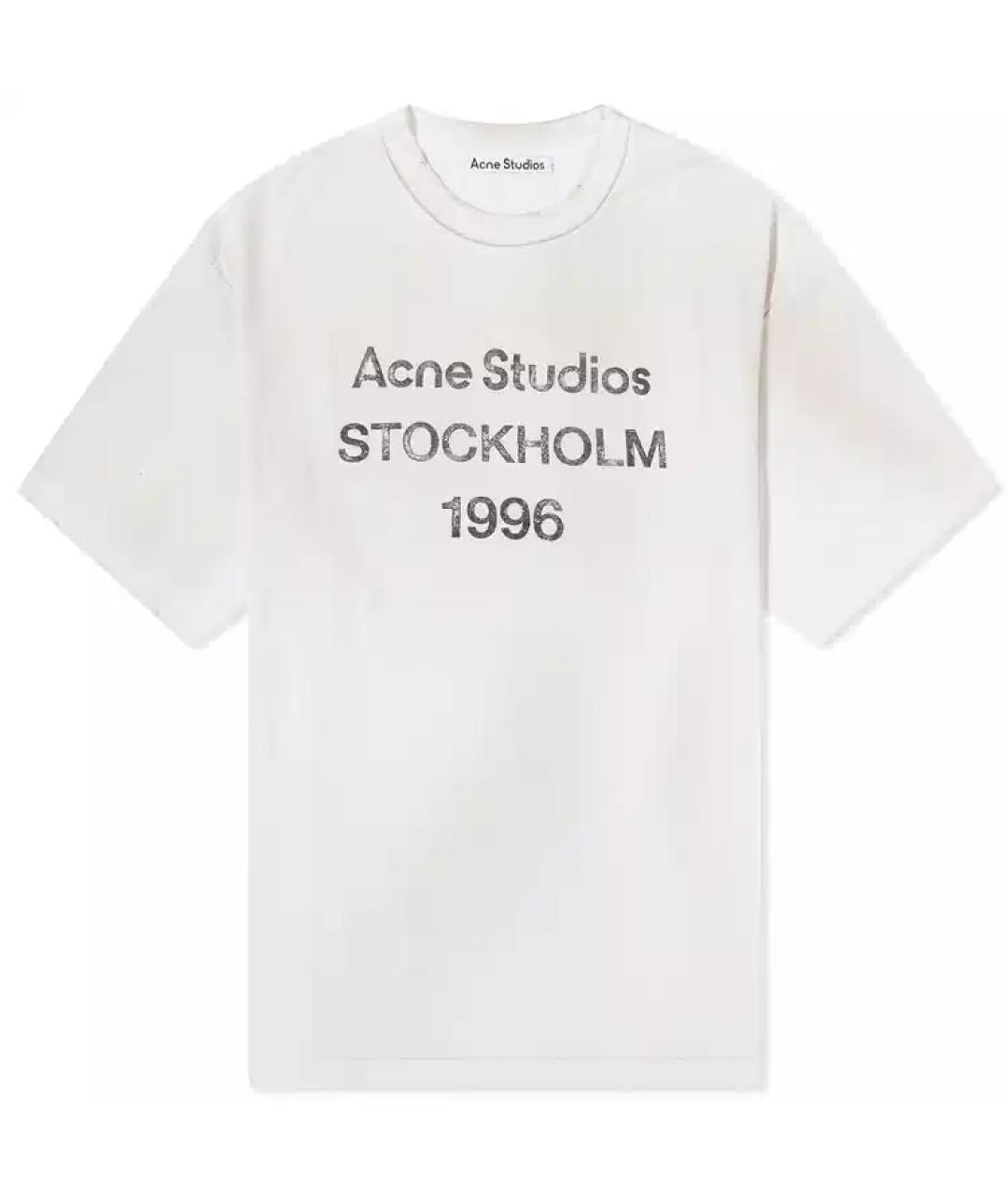 ACNE STUDIOS Белая футболка, фото 1