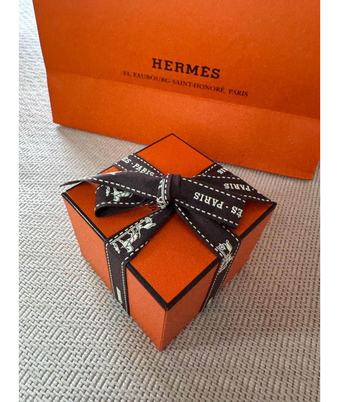 HERMES Серебряное серебряное кольцо, фото 8